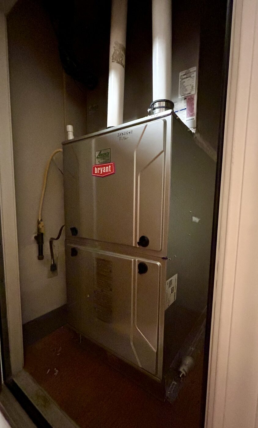 Indoor HVAC system installation